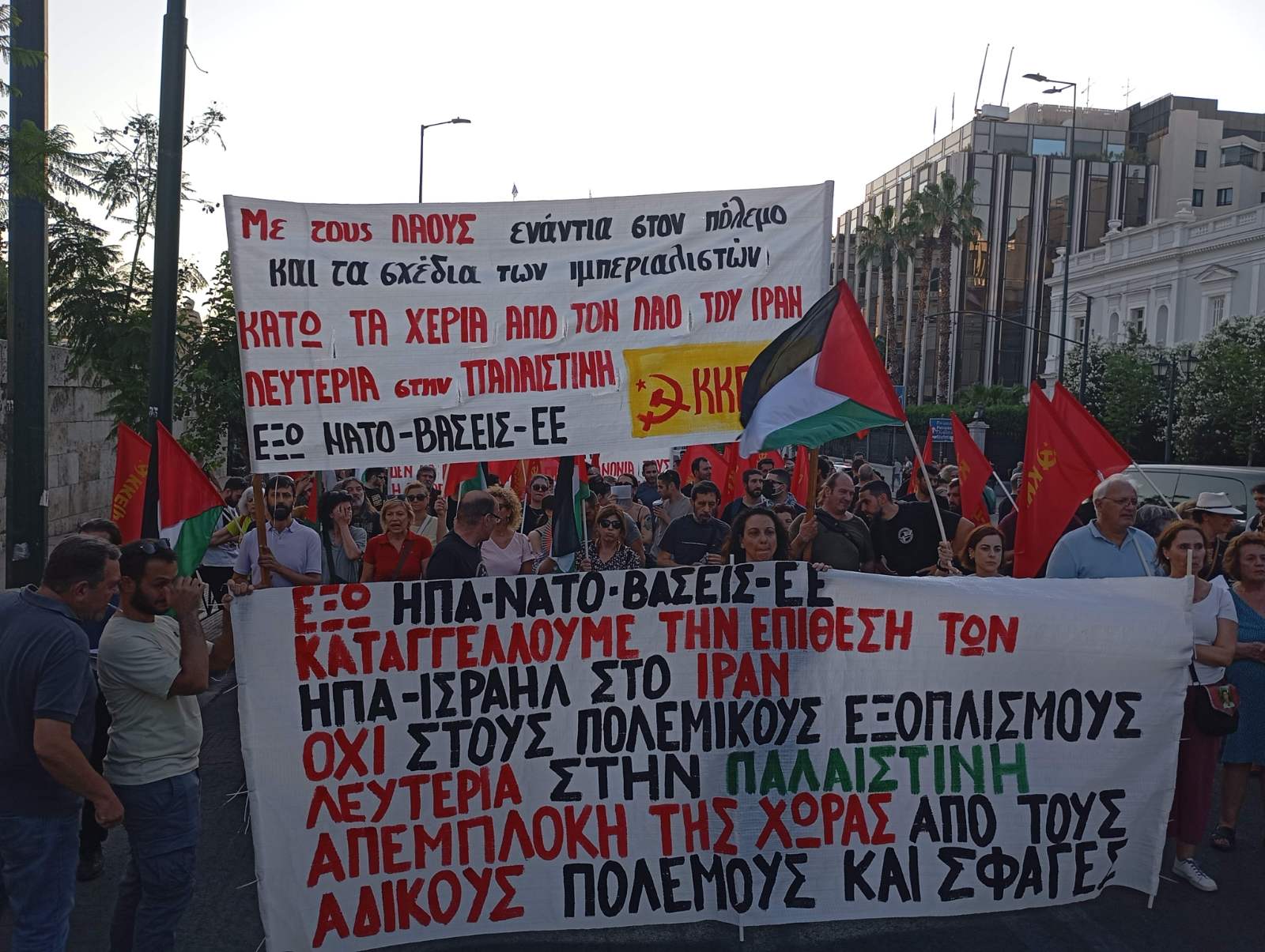 Massive anti-war – anti-imperialist demonstrations across Greece!